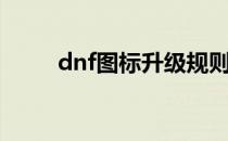 dnf图标升级规则（dnf图标升级）