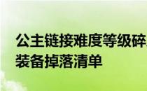 公主链接难度等级碎片掉落-公主链接第八章装备掉落清单