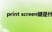 print screen键是什么（print screen）