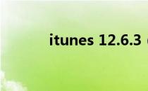 itunes 12.6.3（itunes 10 6）