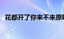 花都开了你来不来原唱完整版（花都艳帝）