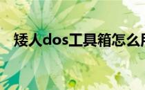 矮人dos工具箱怎么用（矮人dos工具箱）