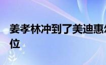 姜孝林冲到了美迪惠尔LPGA锦标赛领先榜首位