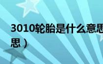 3010轮胎是什么意思（3.0-10轮胎是什么意思）