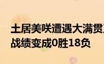 土居美咲遭遇大满贯正赛10连败对阵TOP10战绩变成0胜18负