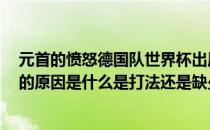 元首的愤怒德国队世界杯出局（2018年世界杯 德国队出局的原因是什么是打法还是缺少某种类…）