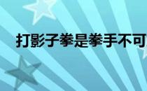 打影子拳是拳手不可或缺的一种训练方式