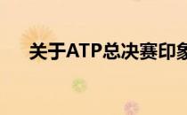 关于ATP总决赛印象最深刻的一个冠军