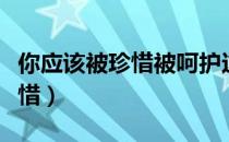 你应该被珍惜被呵护这是什么歌（你应该被珍惜）