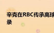 辛克在RBC传承高球赛上创造又一个杆数纪录