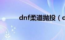 dnf柔道抛投（dnf柔道pk加点）