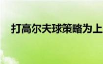 打高尔夫球策略为上正是成功的最佳途径