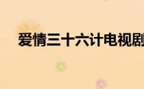 爱情三十六计电视剧罗晋（爱情三贱客）