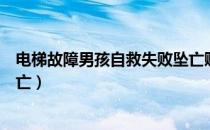 电梯故障男孩自救失败坠亡赔偿（电梯故障男孩自救失败坠亡）