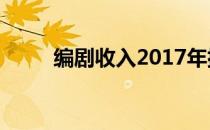 编剧收入2017年排名（编剧收入）