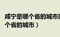 咸宁是哪个省的城市离武汉有多近（咸宁是哪个省的城市）