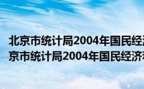 北京市统计局2004年国民经济和社会发展统计公报（关于北京市统计局2004年国民经济和社会发展统计公报）