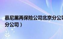 慕尼黑再保险公司北京分公司地址（慕尼黑再保险公司北京分公司）