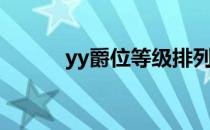 yy爵位等级排列图片（yy爵位）