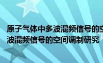 原子气体中多波混频信号的空间调制研究 关于原子气体中多波混频信号的空间调制研究