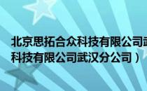 北京思拓合众科技有限公司武汉分公司（关于北京思拓合众科技有限公司武汉分公司）