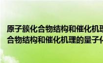 原子簇化合物结构和催化机理的量子化学研究 关于原子簇化合物结构和催化机理的量子化学研究