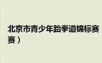 北京市青少年跆拳道锦标赛（关于北京市青少年跆拳道锦标赛）