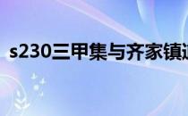 s230三甲集与齐家镇道路改建工程（s230）