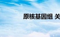 原核基因组 关于原核基因组