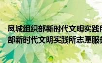 凤城组织部新时代文明实践所志愿服务支队（关于凤城组织部新时代文明实践所志愿服务支队）