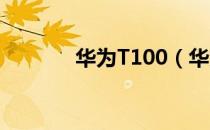 华为T100（华为t1100手机）