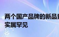 两个国产品牌的新品竟然使用了相同的生僻字实属罕见