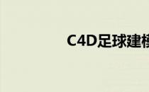 C4D足球建模的方法之一