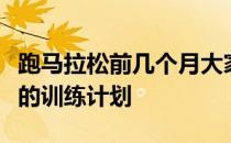 跑马拉松前几个月大家免不了为自己制定系统的训练计划