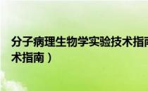 分子病理生物学实验技术指南（关于分子病理生物学实验技术指南）