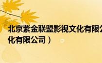 北京紫金联盟影视文化有限公司（关于北京紫金联盟影视文化有限公司）