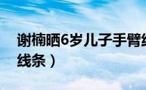 谢楠晒6岁儿子手臂线（谢楠晒6岁儿子手臂线条）