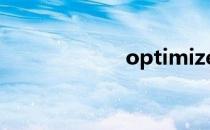 optimize（opti）