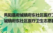 凤阳县府城镇府东社区医疗卫生志愿服务队（关于凤阳县府城镇府东社区医疗卫生志愿服务队）