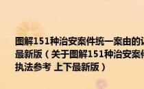 图解151种治安案件统一案由的认定界限处罚标准与相关执法参考 上下最新版（关于图解151种治安案件统一案由的认定界限处罚标准与相关执法参考 上下最新版）