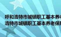 呼和浩特市城镇职工基本养老保险基金管理规定（关于呼和浩特市城镇职工基本养老保险基金管理规定）