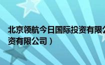 北京领航今日国际投资有限公司（关于北京领航今日国际投资有限公司）