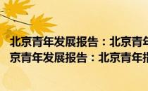 北京青年发展报告：北京青年指数2007-2008年版（关于北京青年发展报告：北京青年指数2007-2008年版）