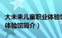 大未来儿童职业体验馆（关于大未来儿童职业体验馆简介）