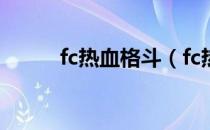 fc热血格斗（fc热血格斗金手指）