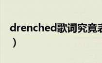 drenched歌词究竟表达啥（drenched 歌词）