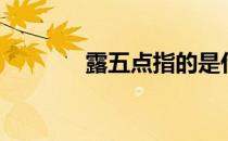 露五点指的是什么（露五点）