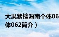 大果紫檀海南个体062（关于大果紫檀海南个体062简介）