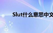 Slut什么意思中文（slut什么意思）