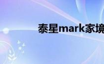 泰星mark家境（泰星mark）